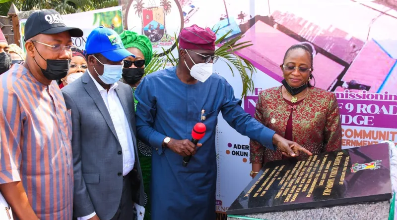 Sanwo-Olu Commissions Network of Nine Roads With Bridge in Kosofe • APC Leader names Sanwo-Olu “Infrastructure Governor”